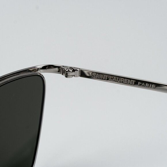 Saint Laurent Women Sunglasses Silver Grey Cat Eye SL637 002 NEW AUTHENTIC main image 6